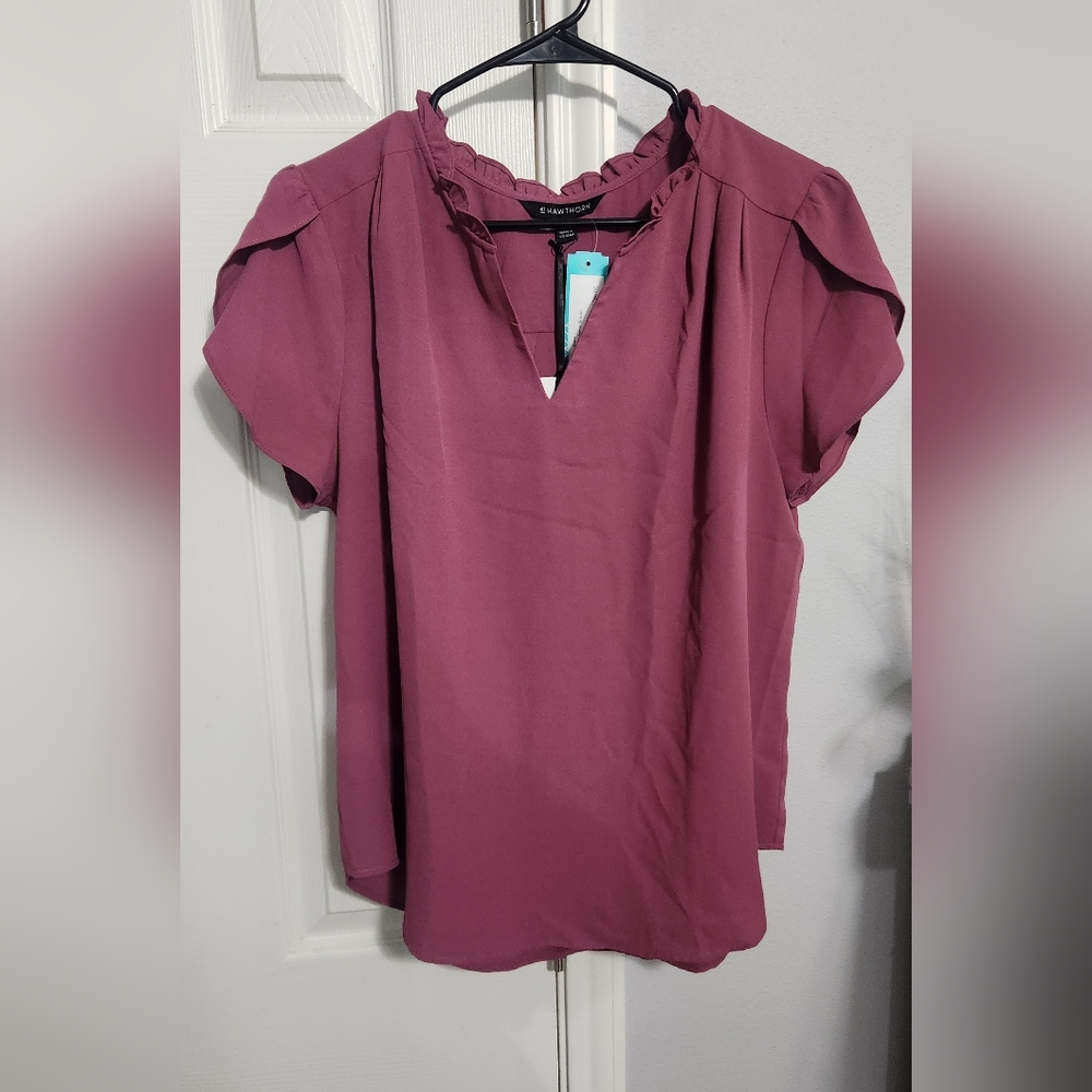 41 Hawthorn Dusty Rose Blouse